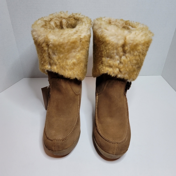 Bearpaw Flatbush fur lined boots sz5 - Picture 3 of 8